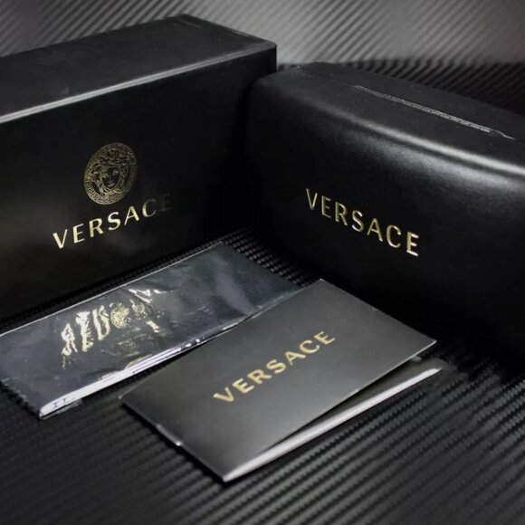 Versace Men's Transparent 53mm Men's Eyeglasses - Picture 5 of 5